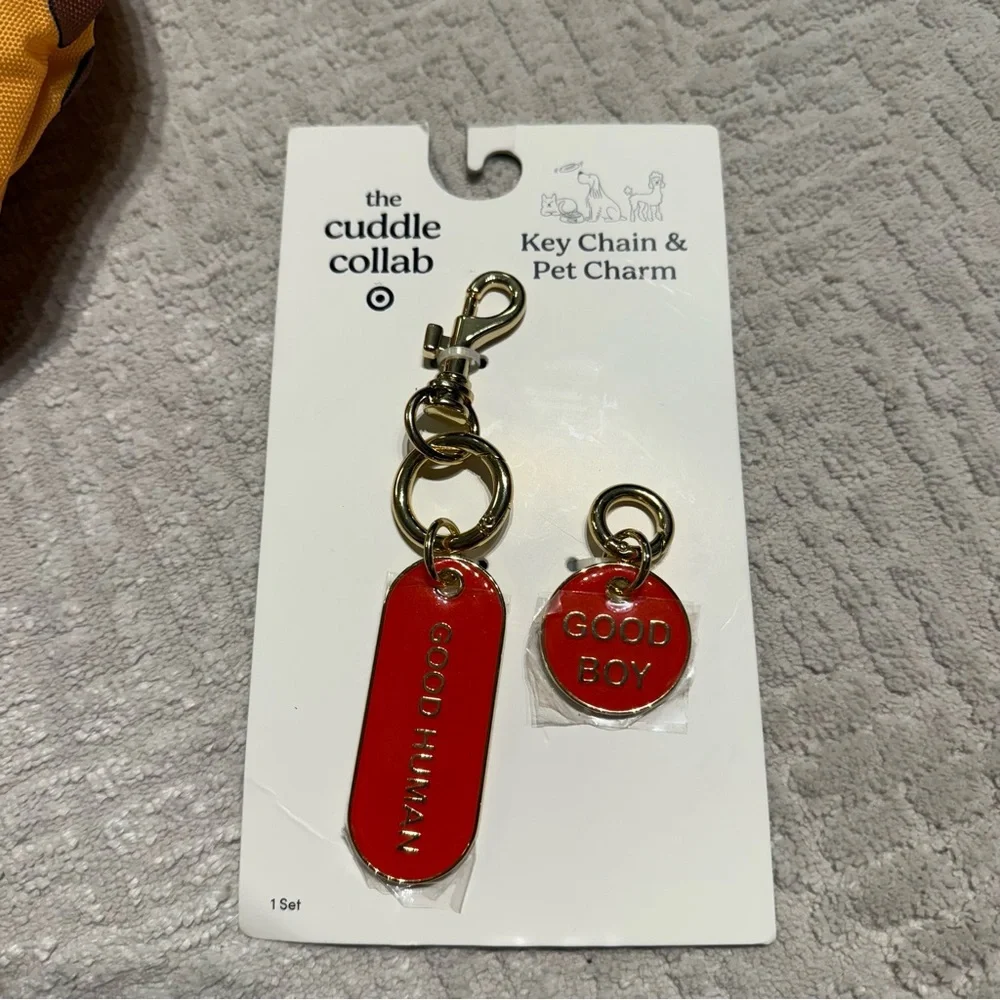 NWT Learning Plush and Pet Key Chain + charm